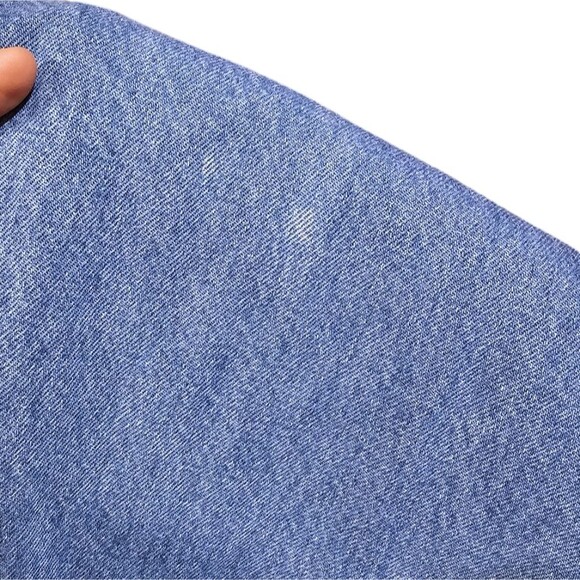 Levi's Wedgie Jeans Size 27 High Rise Tapered Fit Premium Button Fly Raw Hem NWT - Picture 6 of 7